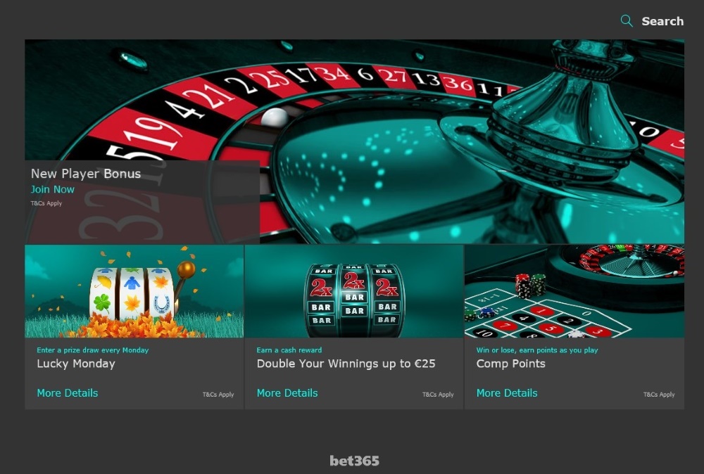 Bonuses and promotional offers available at bet365